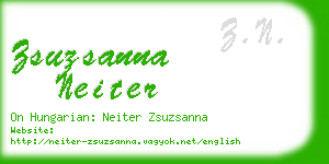 zsuzsanna neiter business card